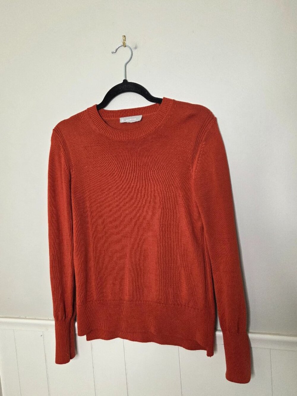 EVERLANE 100% Cotton Crewneck Lightweight Sweater